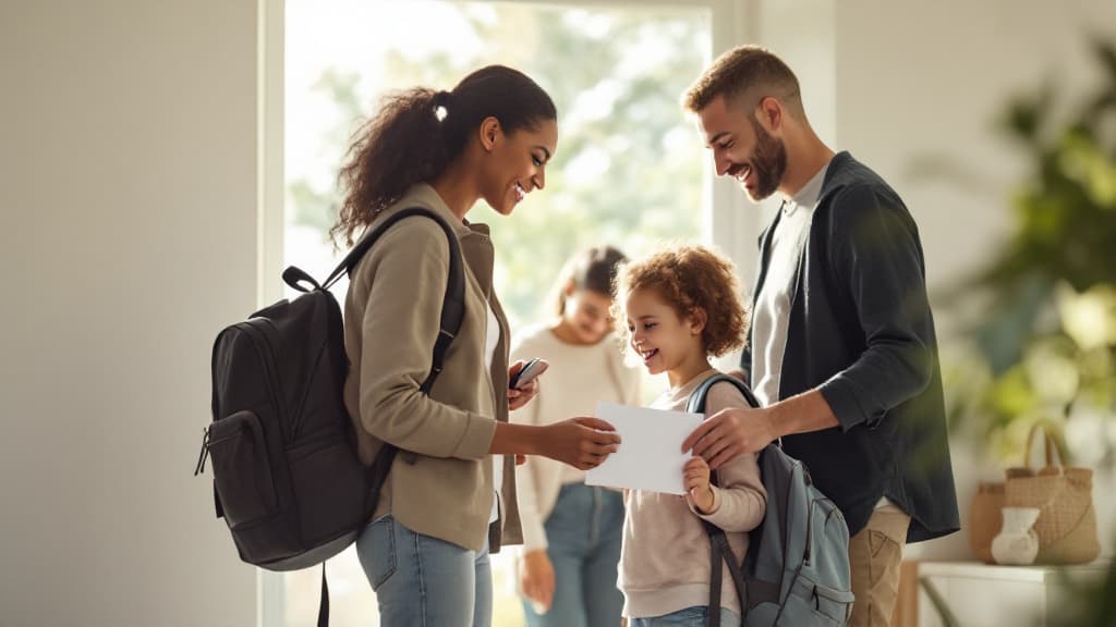 Parents coordinating care seamlessly